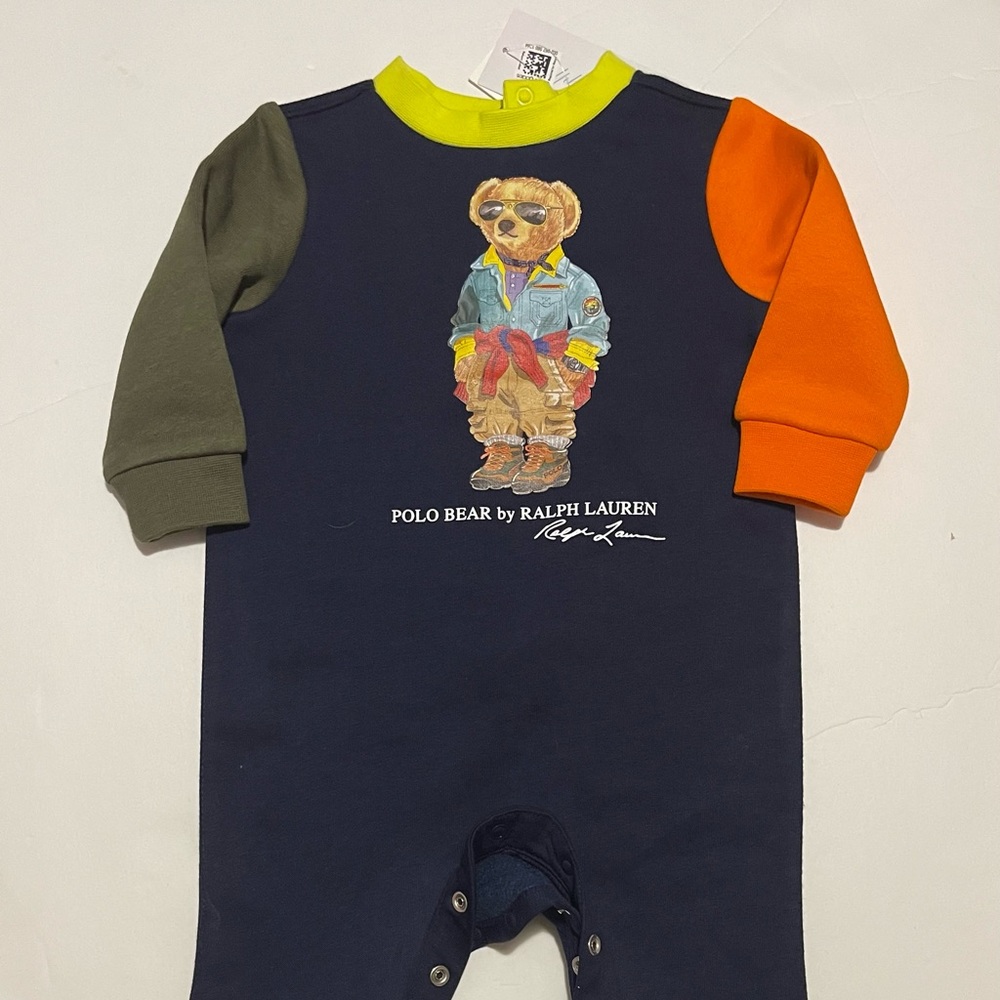Polo Ralph Lauren Baby Fleece Coveralls, 3M